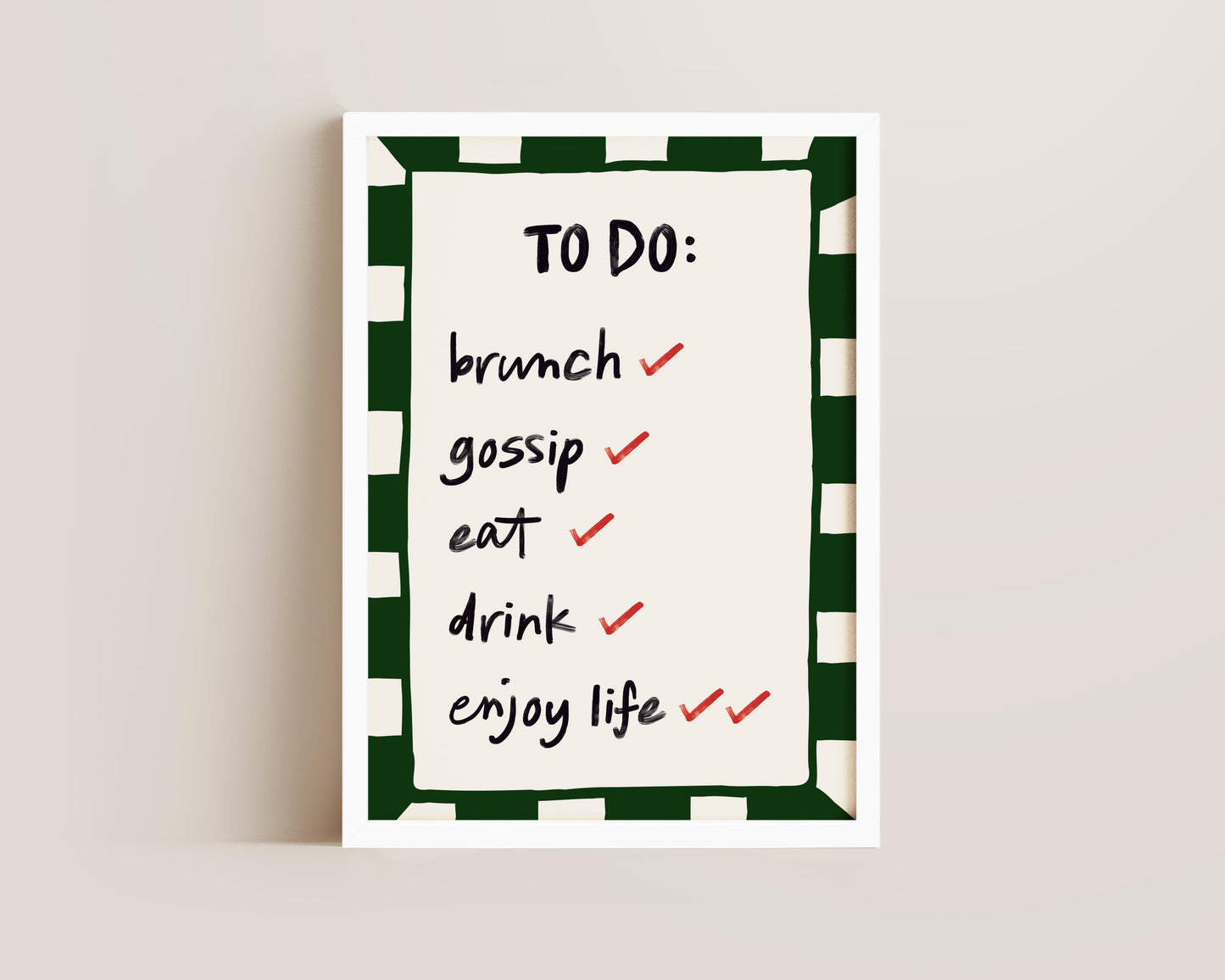 To Do List Wall Art Print