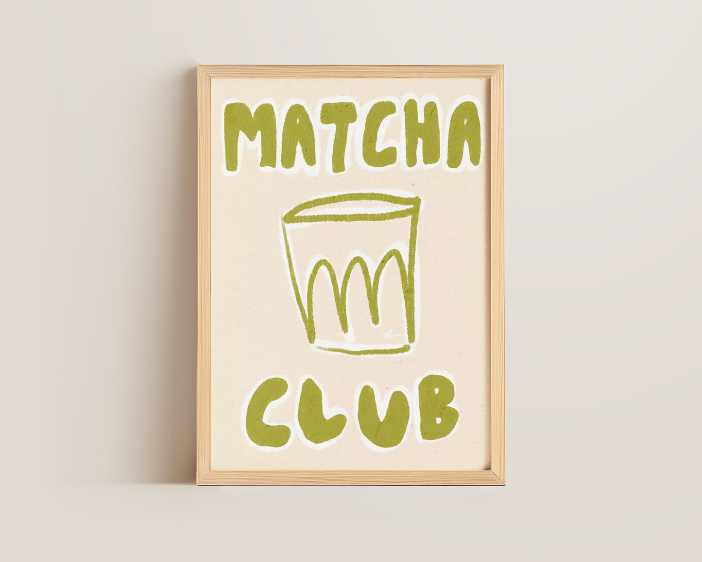 Matcha Club Print
