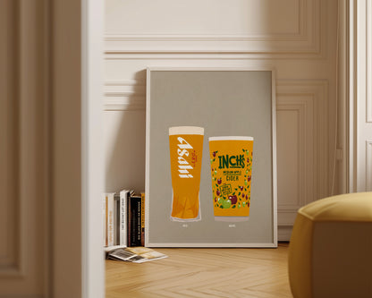 Asahi & Inch's Print