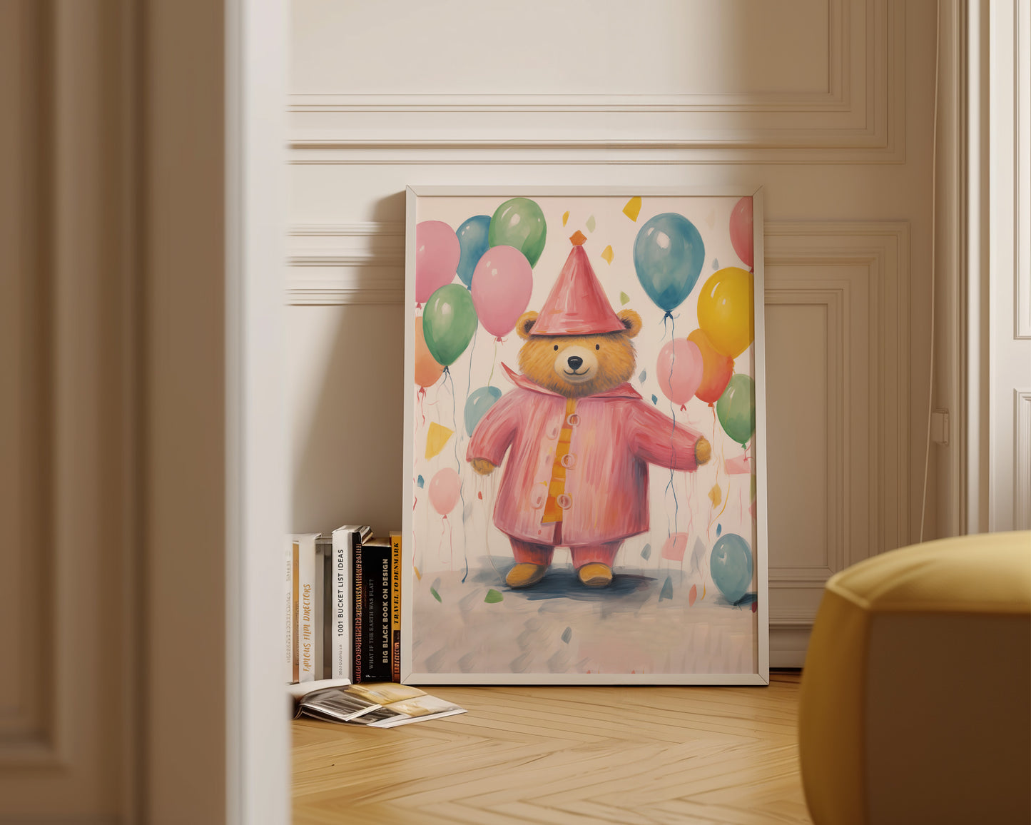 Balloon Bear Print