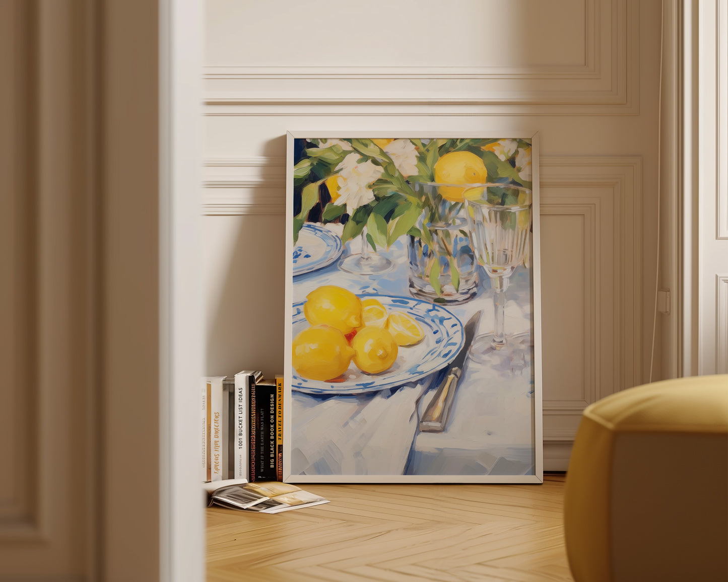 Bowl Of Lemons Print