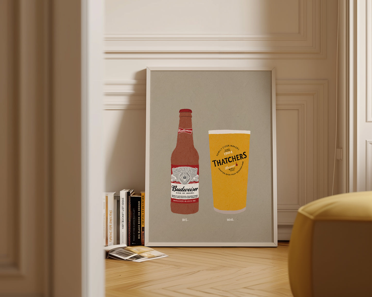 Budweiser & Thatchers Print