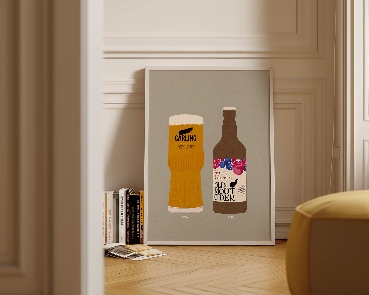 Carling & Old Mout Berries & Cherries Print