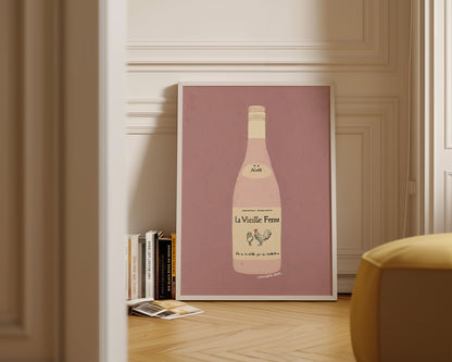 Chicken Wine Print