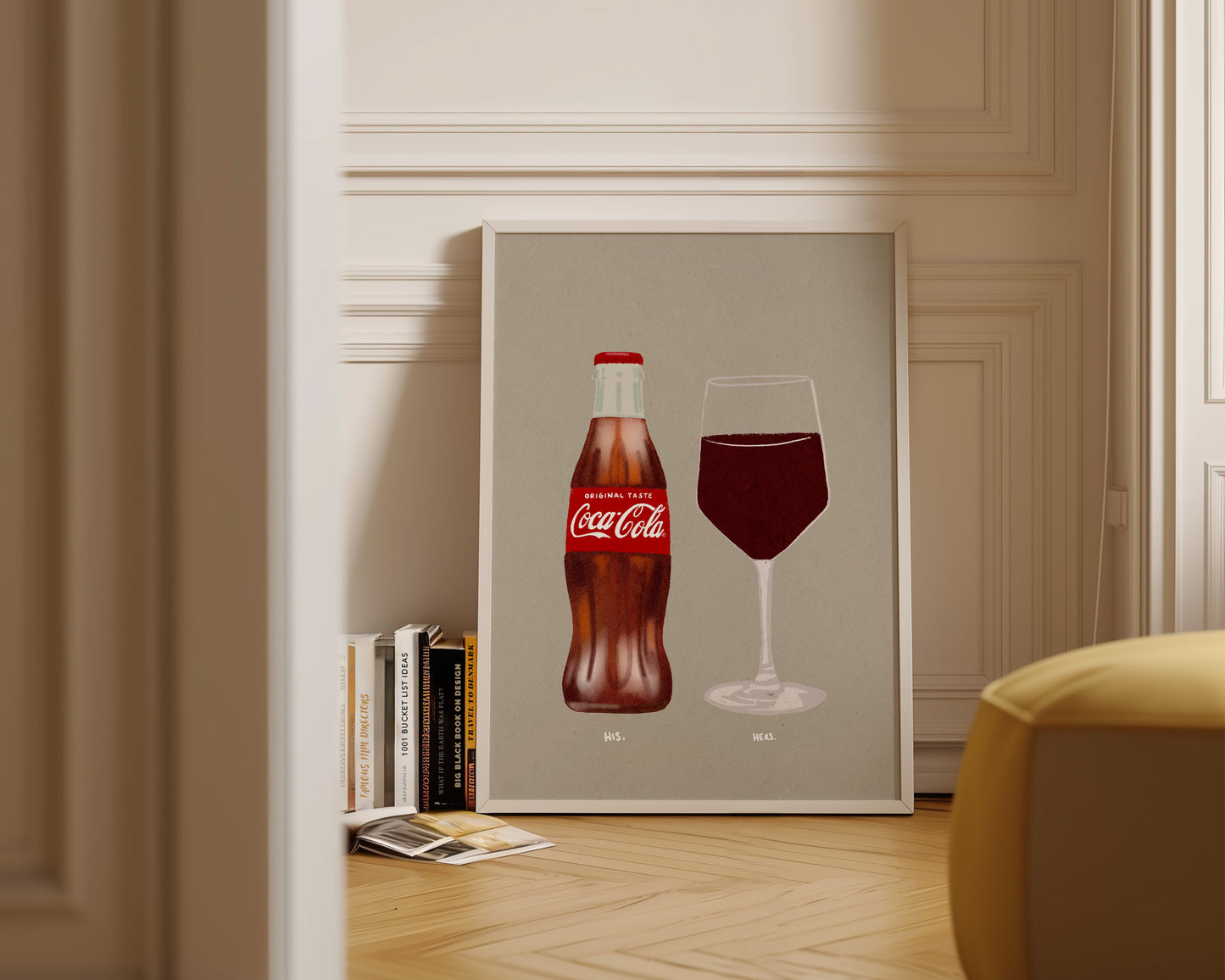 Coke Bottle & Red Wine Print