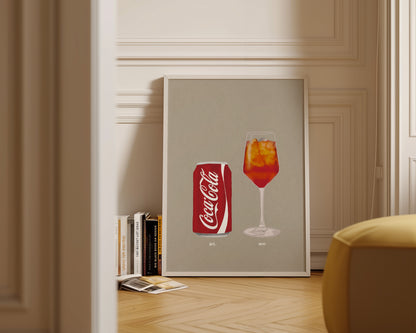 Coke & Aperol Spritz Print
