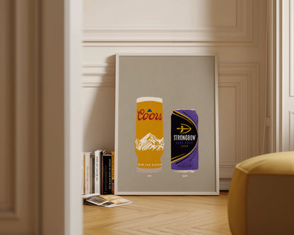 Coors & Strongbow Dark Fruits Print