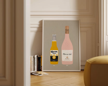 Corona & Whispering Angel Print