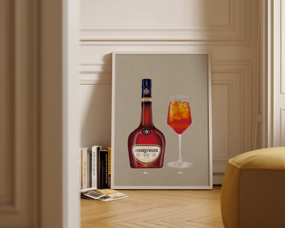 Courvoisier & Aperol Spritz Print