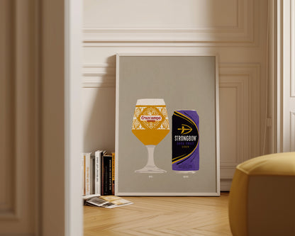 Cruzcampo & Strongbow Dark Fruits Print