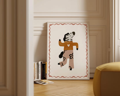 Dancing Zebra Print