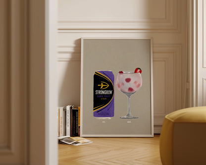 Strongbow Dark Fruits & Pink Gin Print