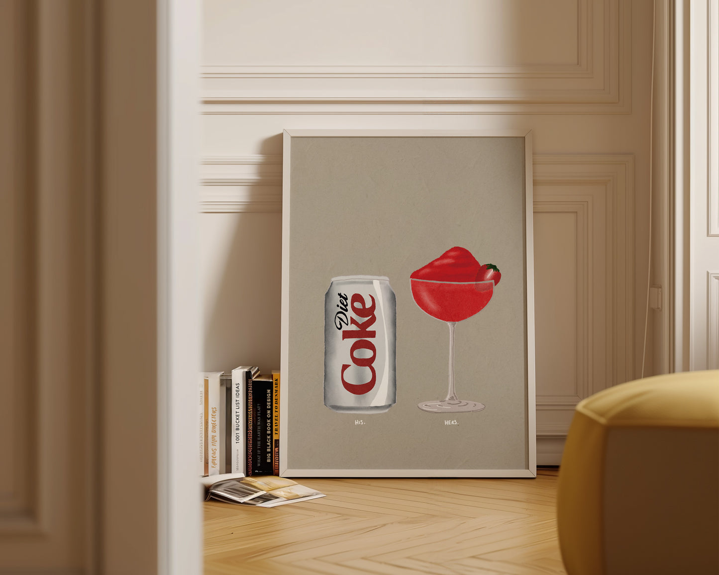 Diet Coke & Frozen Strawberry Daiquiri Print