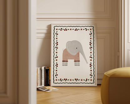 Baby Elephant Print