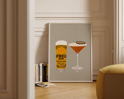 Estrella & Pornstar Martini Print