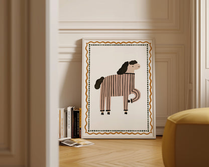 Boho Horse Print