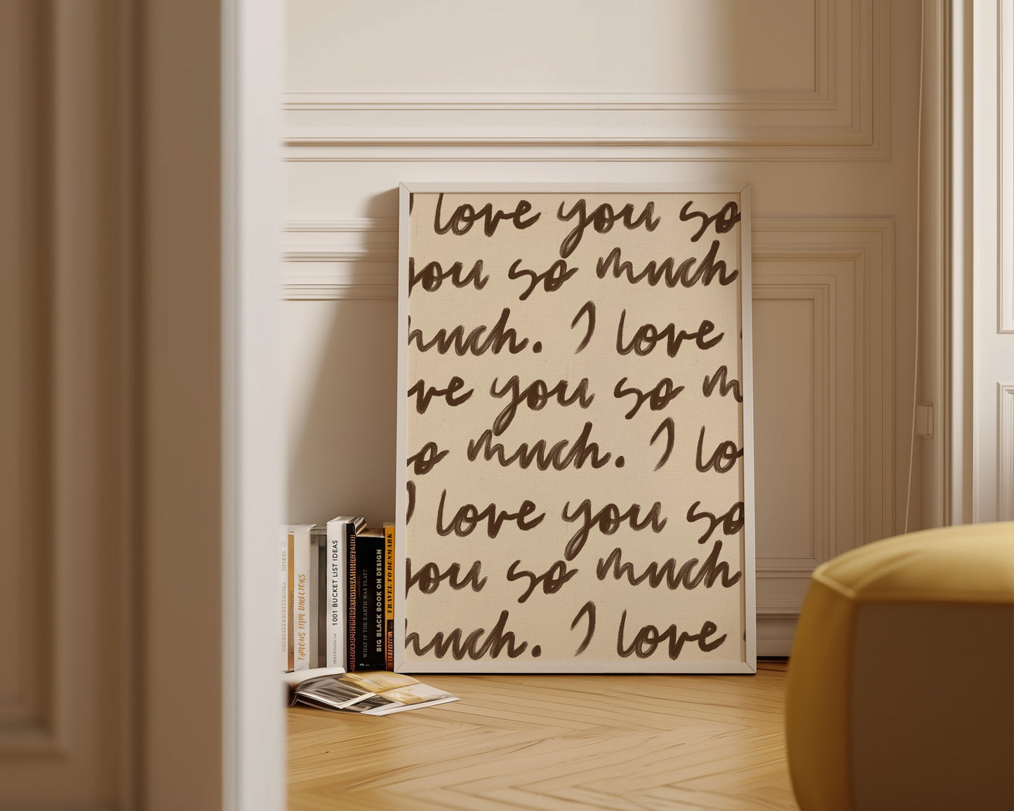 Love You So Much Portrait Print