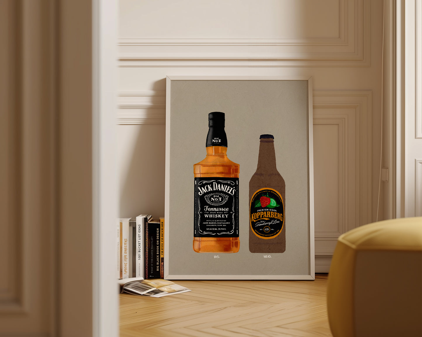 Jack Daniel's & Strawberry Lime Kopparberg Print