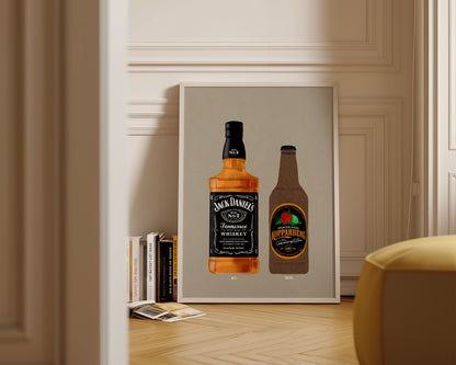 Jack Daniel's & Strawberry Lime Kopparberg Print