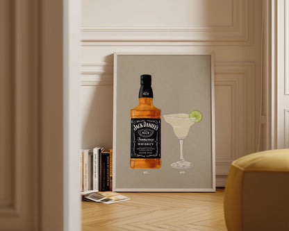 Jack Daniel's & Margarita Print