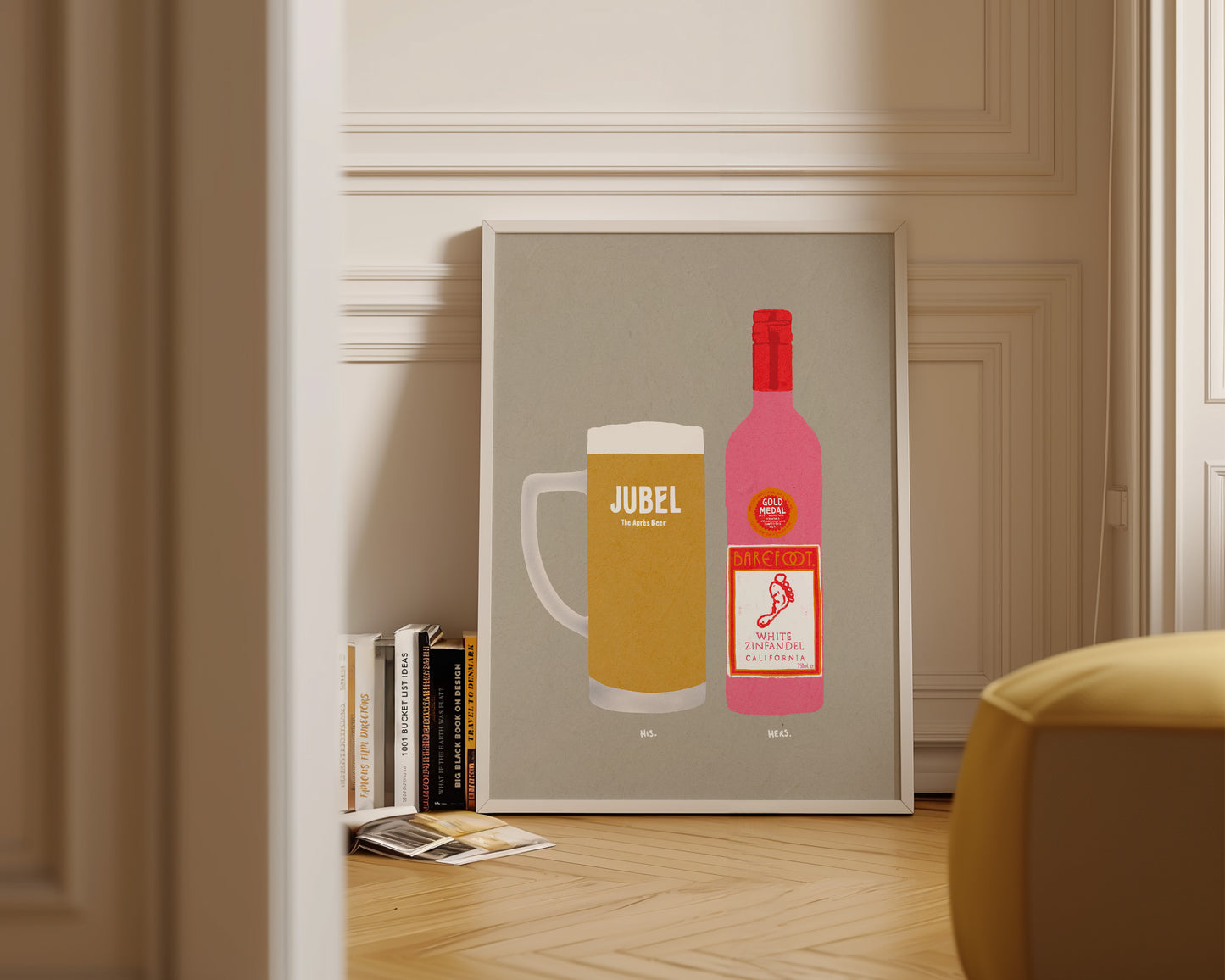 Jubel & White Zinfandel Print