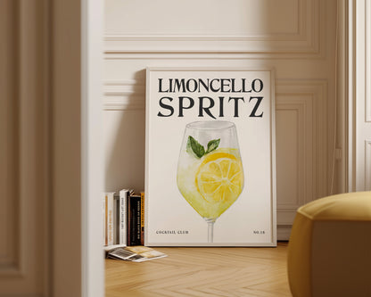 Limoncello Spritz Cocktail Print