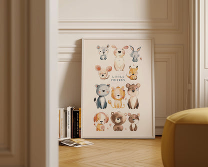 Little Friends Print
