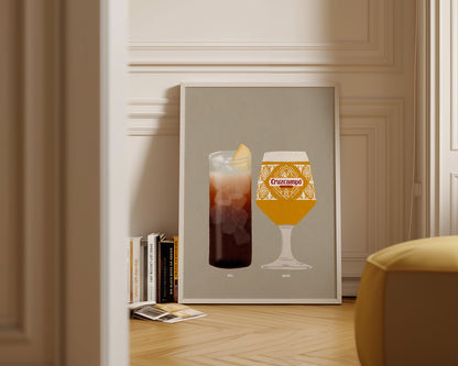 Long Island Iced Tea & Cruzcampo Print