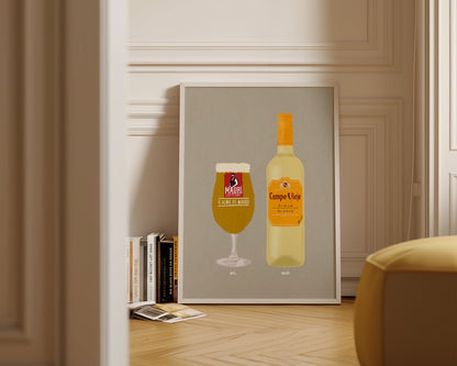 Madri & Campo Viejo Blanco Print