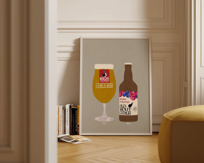 Madri & Old Mout Berries & Cherries Print