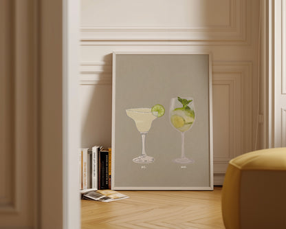 Margarita & Hugo Spritz Print