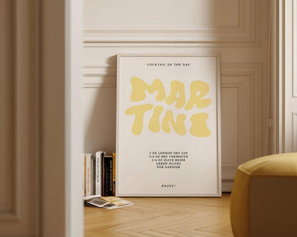 Martini Recipe Print