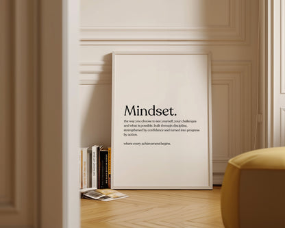 Mindset Definition Print