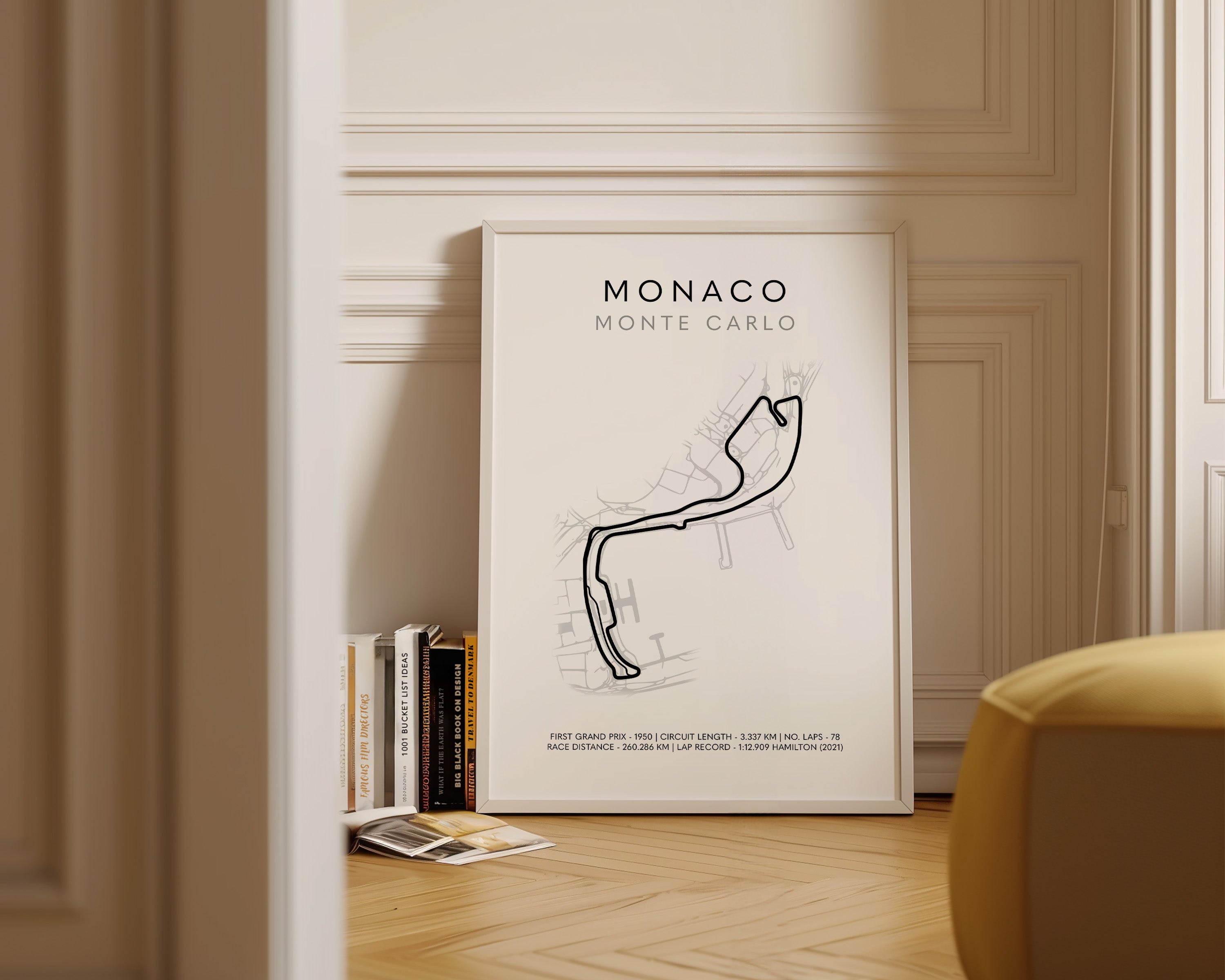 F1 Monaco Monte Carlo Grand Prix Circuit Art Poster – Alluvion