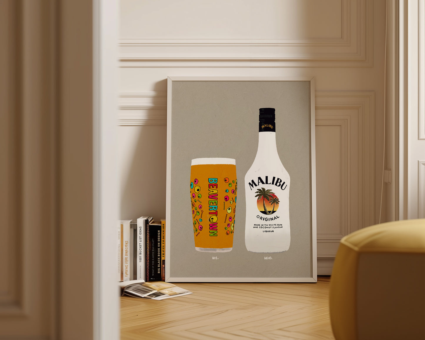 Neck Oil & Malibu Print