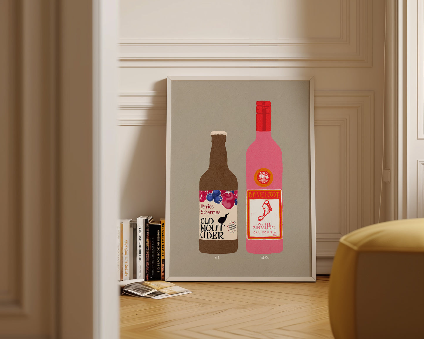 Old Mout Berries & Cherries & White Zinfandel Print