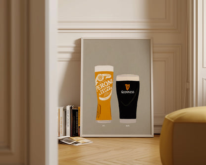 Peroni & Guinness Print