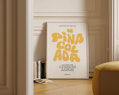 Pina Colada Recipe Print