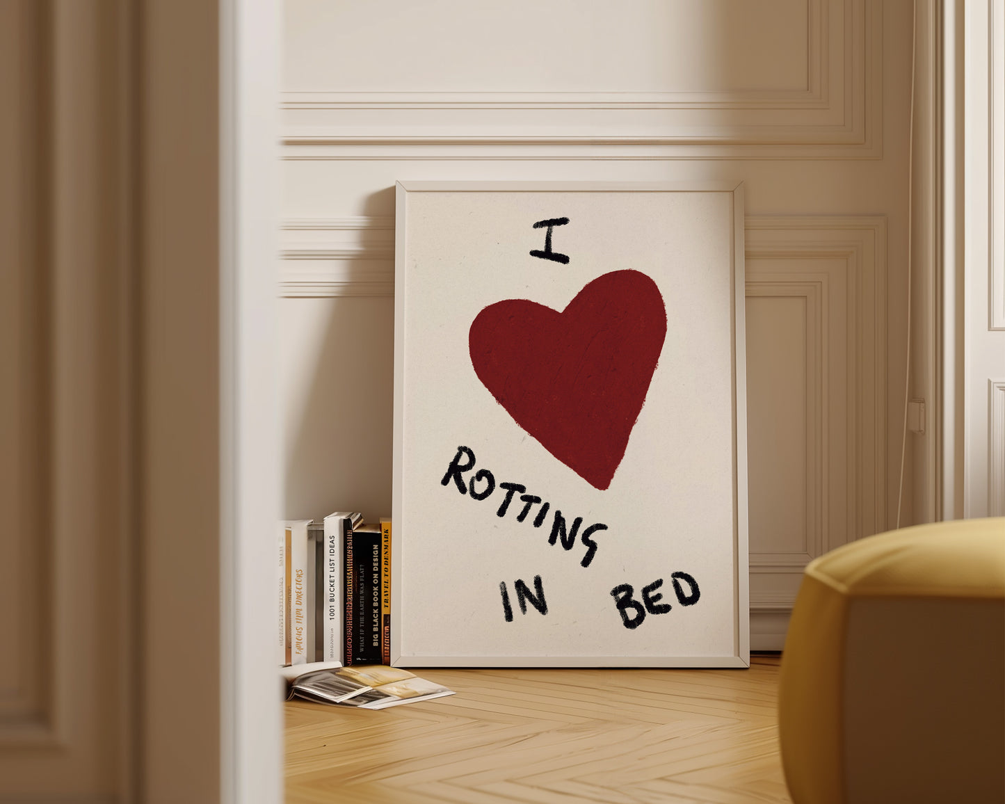 Rotting In Bed Art Print