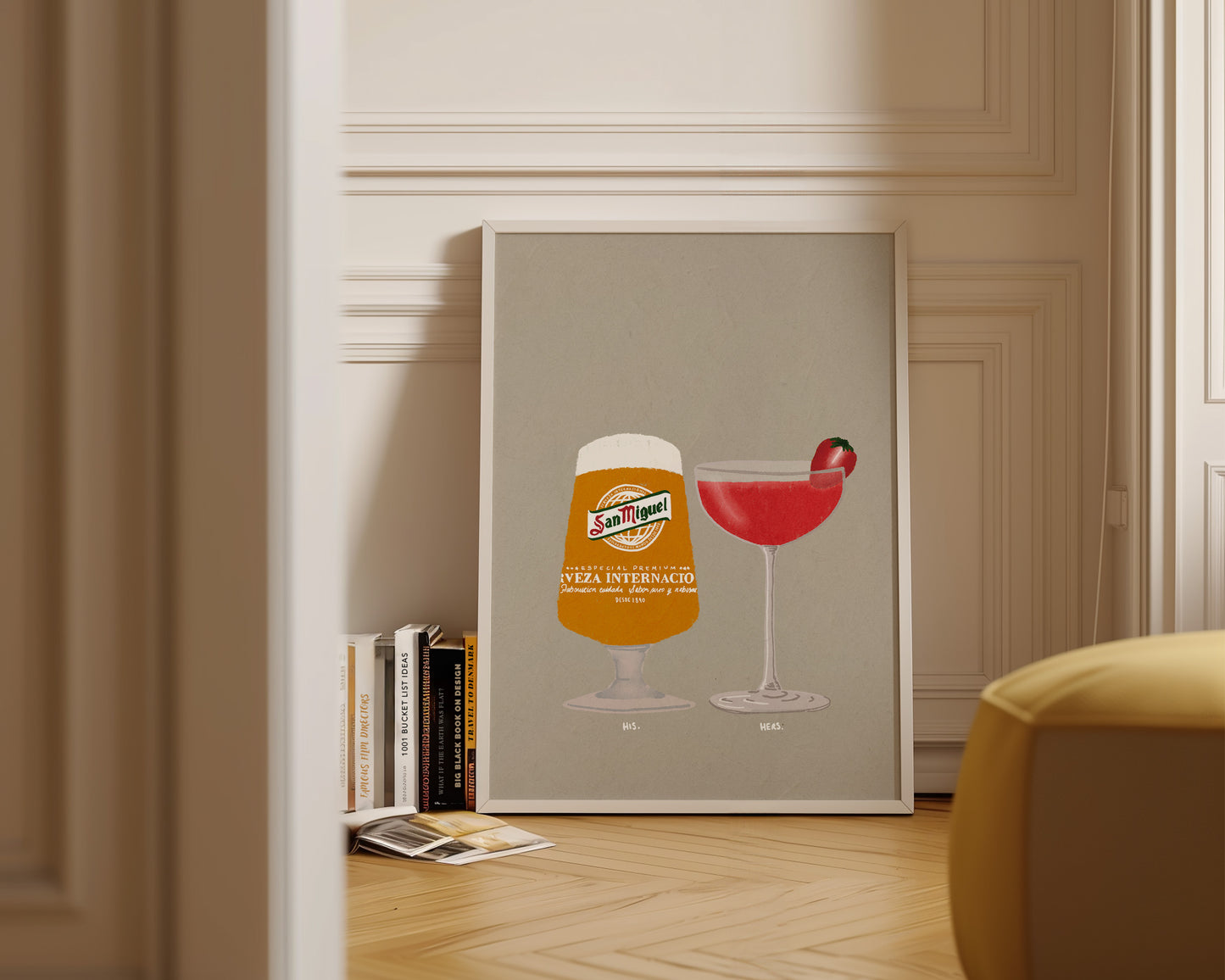 San Miguel & Strawberry Daiquiri Print