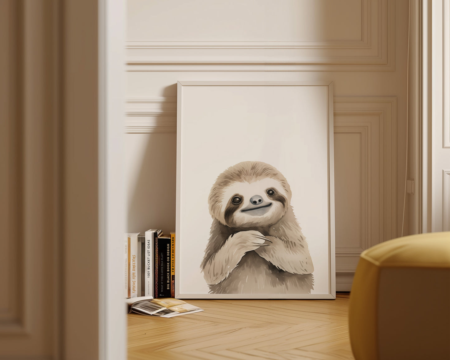 Sleepy Sloth Print