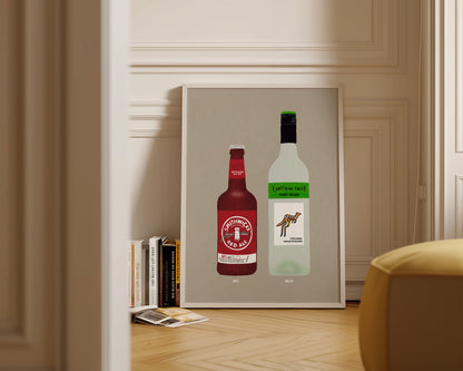 Smithwicks & Yellowtail Pinot Grigio Print