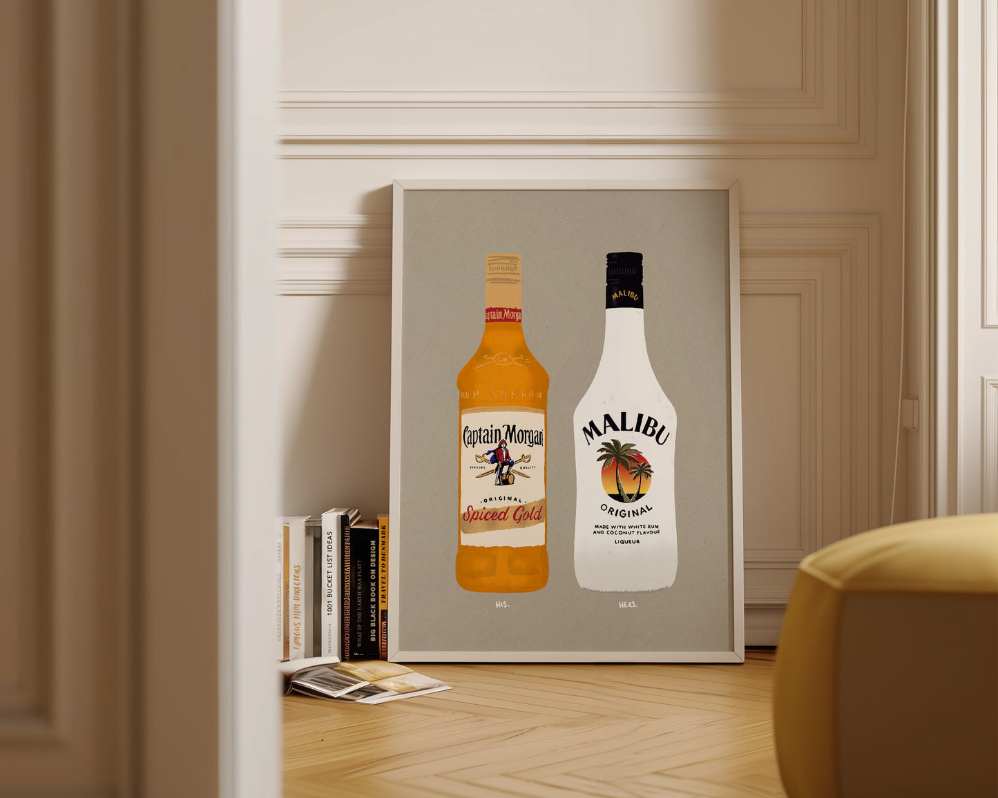 Spiced Rum & Malibu Print