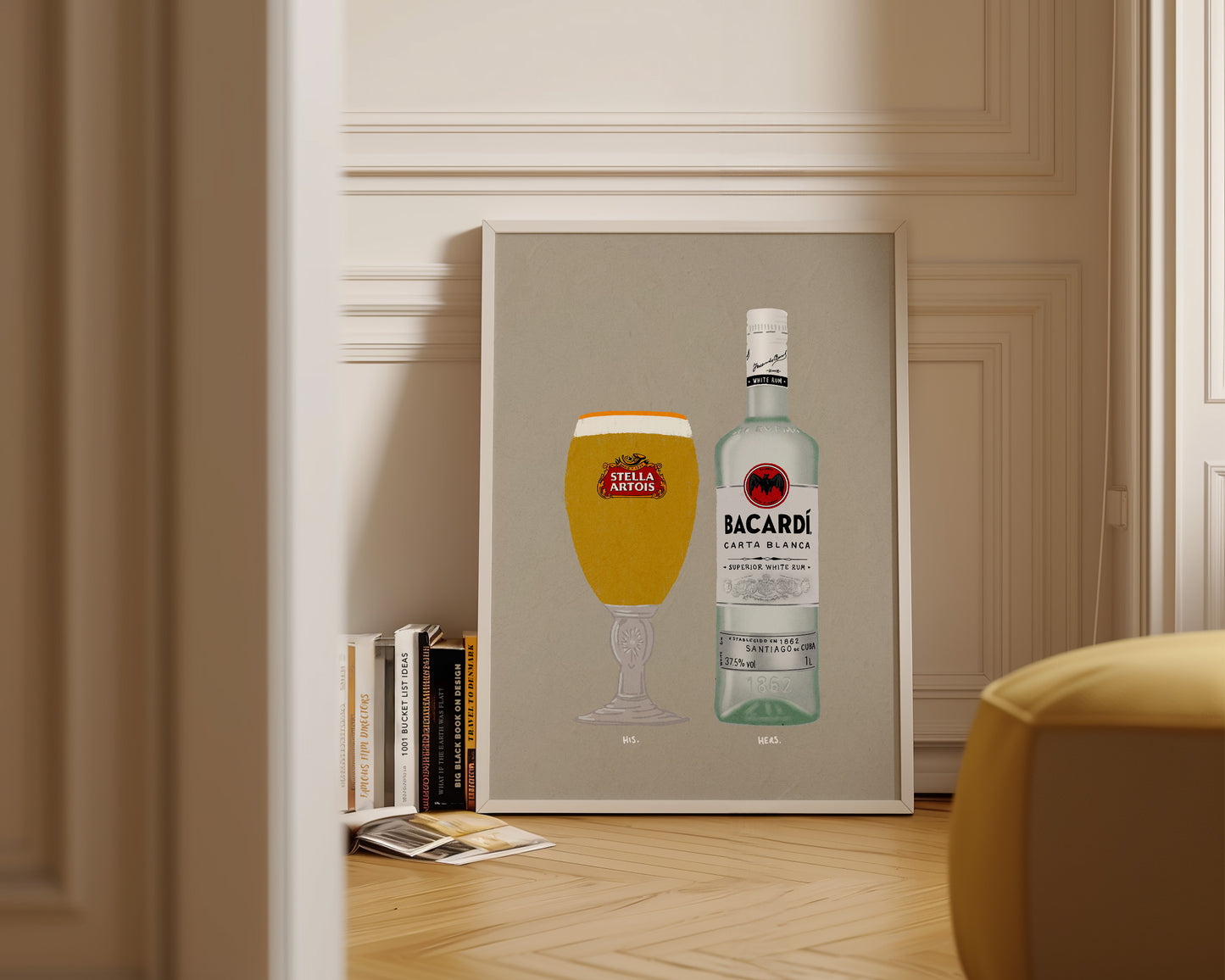 Stella & Bacardi Rum Print
