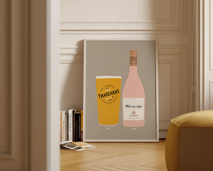 Thatchers & Whispering Angel Print