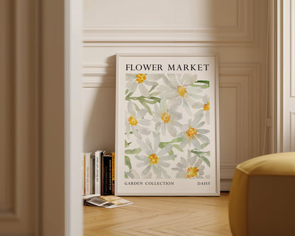 Flower Market Daisy Print
