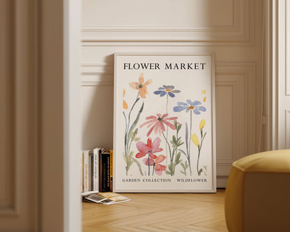 Flower Market Wildflowers Print