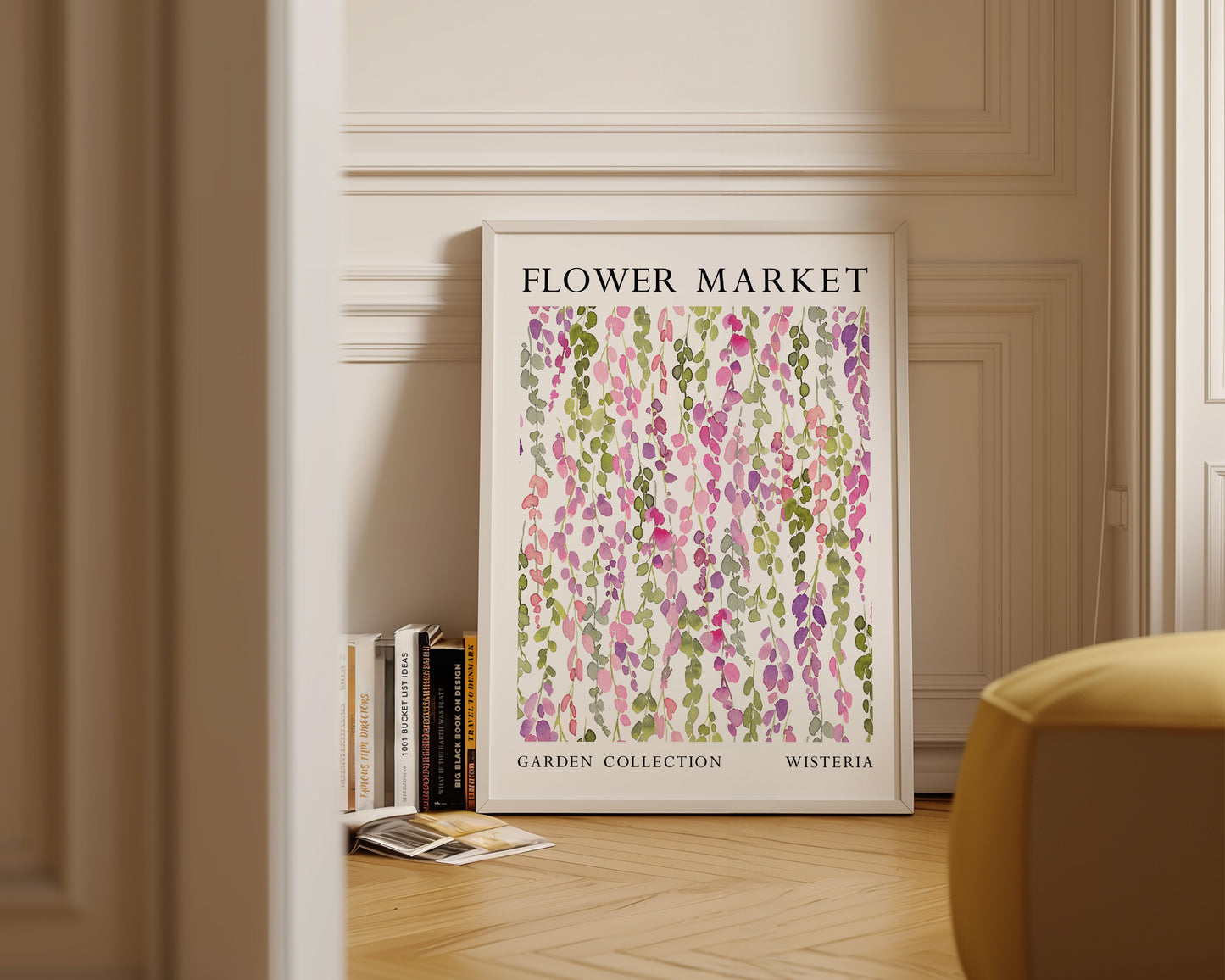 Flower Market Wisteria Print