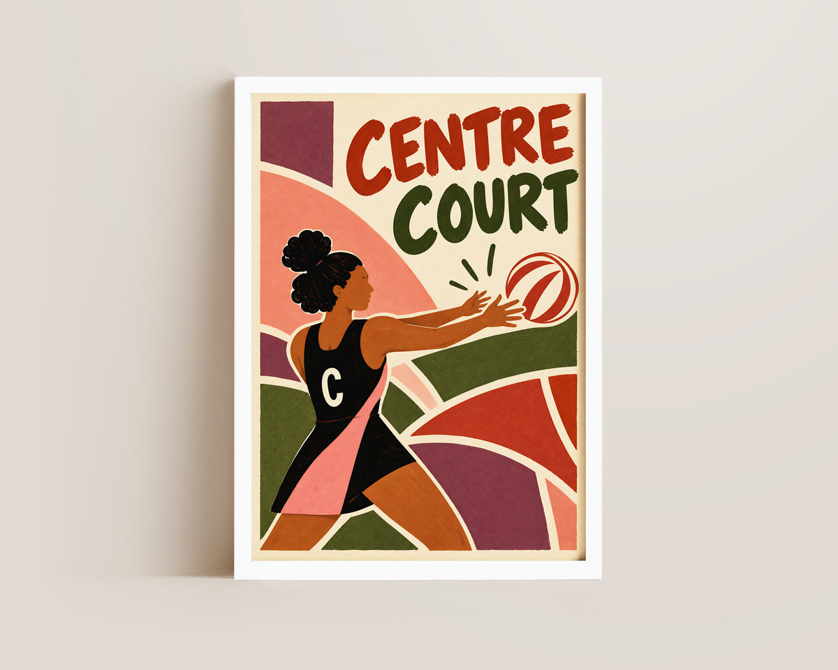 Centre Netball Print