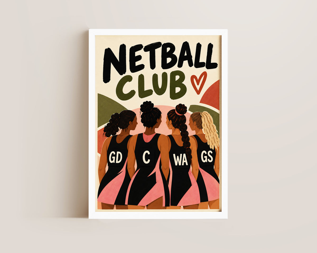 Netball Club Print